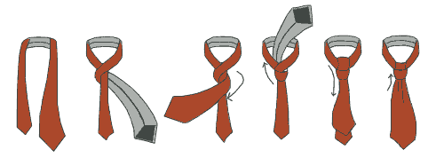 Простой способ завязать галстук